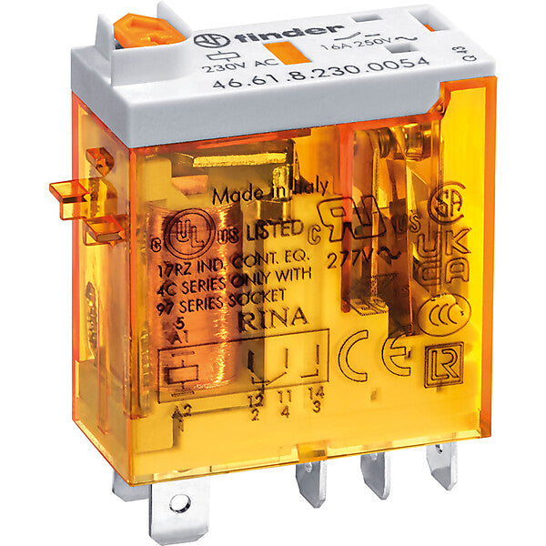 Finder Miniatur-Relais 1W 16A Spsp.230VAC 46.61.8.230.0040